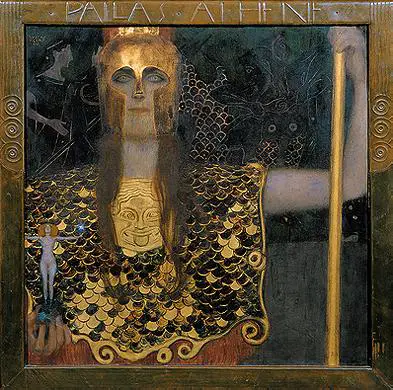 Pallas Athene Gustav Klimt
